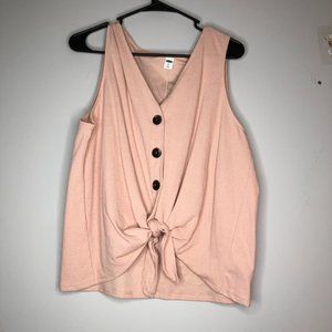 Old Navy Front Tie Tank Top
